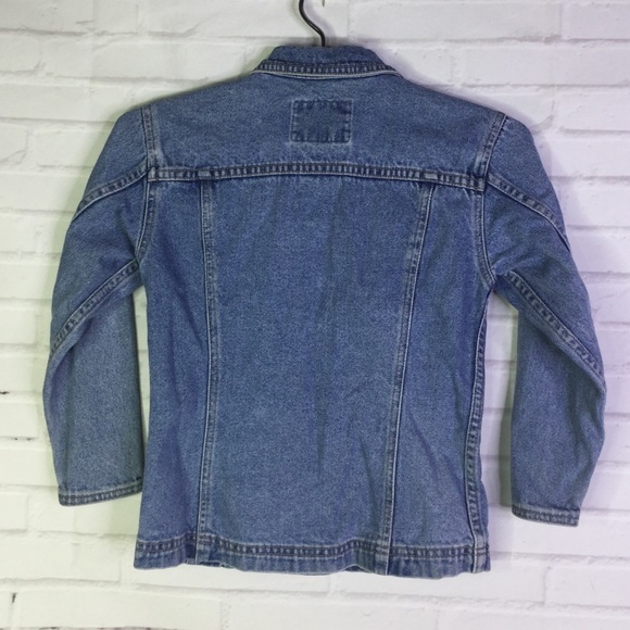 Vintage Levis Orange Tab Kids 6X Denim Jean Jacket - Picture 2 of 8